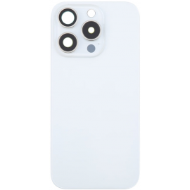 Tampa Traseira Com Lente de Câmara e Suportes Metálicos para iPhone 16 Pro Max