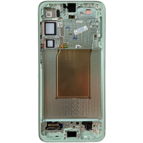 N246 Pantalla Completa Original LCD Y Táctil Con Marco Para Samsung Galaxy S25 PLUS (VERDE)
