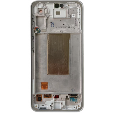N243 Pantalla Completa Original LCD Y Táctil Con Marco Para SAMSUNG GALAXY A36 5G SM-A366 (PLATA)