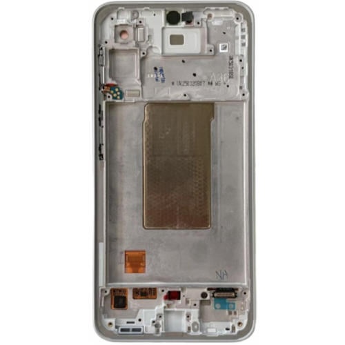 N243 Pantalla Completa Original LCD Y Táctil Con Marco Para SAMSUNG GALAXY A36 5G SM-A366 (PLATA)