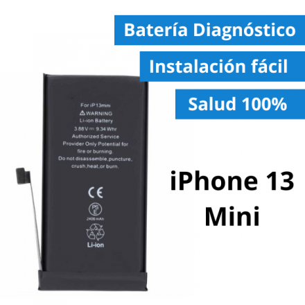 Batería Diagnóstico para iPhone 13 Mini - Salud 100% Sin Soldar Chips (Facil de Montar)