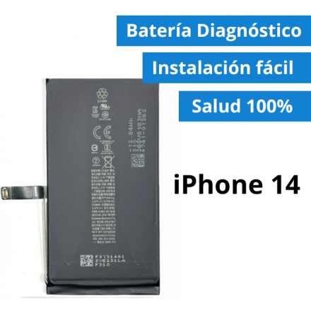 Batería Diagnóstico para iPhone 14 - Salud 100% Sin Soldar Chips (Facil de Montar)