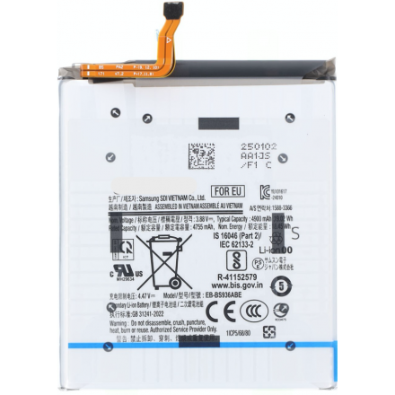 Bateria Litio EB-BS931ABY Para Samsung Galaxy S25 PLUS De...