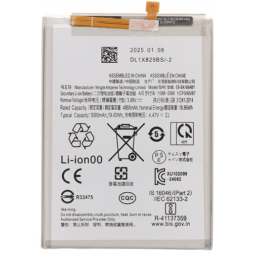 Bateria Litio EB-BA166ABY Para Samsung Galaxy A16 5G / A26 5G De 4860mAh