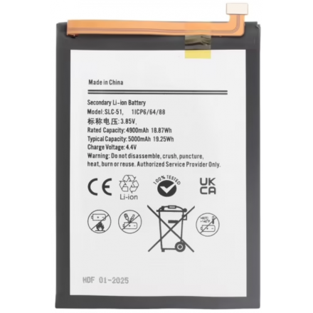 N12 Bateria Litio SLC-51 Para Samsung Galaxy A057F / A05S...