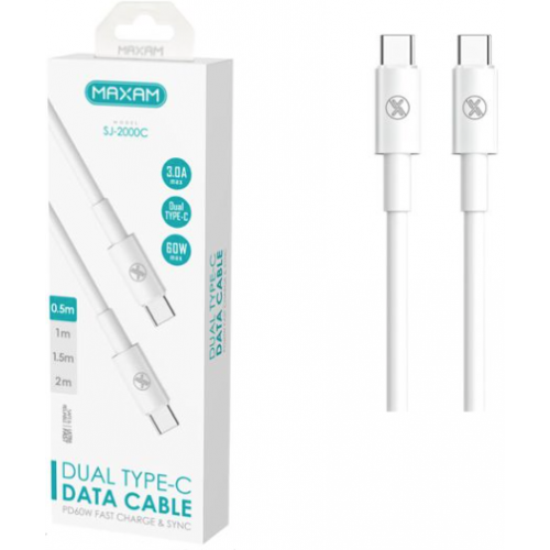 N257.1 SJ-2000C MAXAM Cable de datos tipo C a C De 60w 0,5m