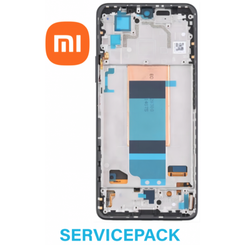 N108.1 Pantalla Original Completa Amoled Y Tactil Con Marco Para XIAOMI POCO F4 (NEGRO)