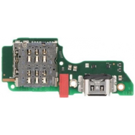 Flex Placa De Carga Y Lector Tarjeta SIM Para Oppo Reno 12F