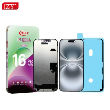 Ecrã Completo 720p HD+ para iPhone 16 Pro Max - Chip IC...