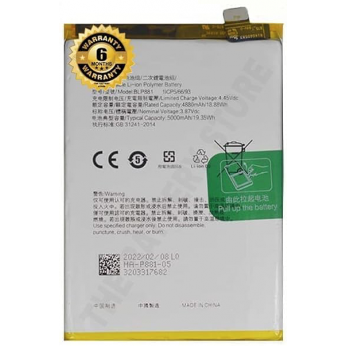 N521 Bateria BL881 Para Oppo Reno K9S / RENO...