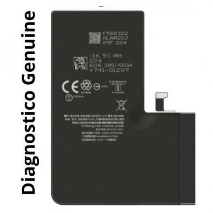 Bateria Litio Diagnostico Y "Genuine" Para Iphone 14 Pro...