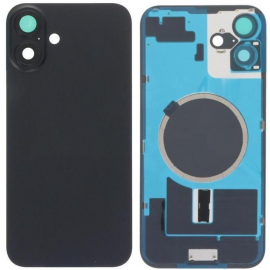 Tapa Trasera *Con Lente* De Cámara Y Soportes Metálicos Para iPhone 16 Plus