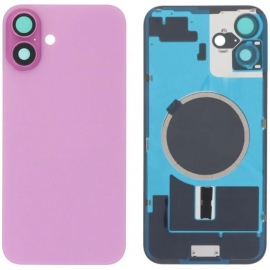 Tapa Trasera *Con Lente* De Cámara Y Soportes Metálicos Para iPhone 16 Plus