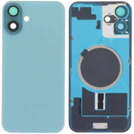 Tapa Trasera *Con Lente* De Cámara Y Soportes Metálicos Para iPhone 16 Plus
