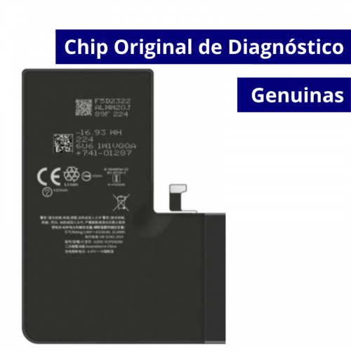 Bateria Litio Diagnostico Y "Genuine" Para Iphone 14 Pro Max - Sin Mensaje / Con Mejor Capacidad