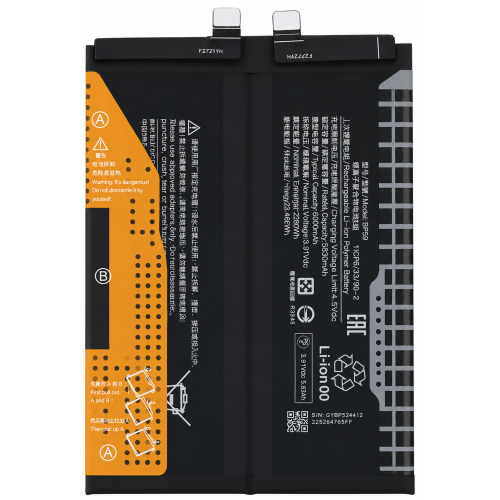 Batería BP59 6.000 mAh Para Xiaomi POCO X7 Pro...