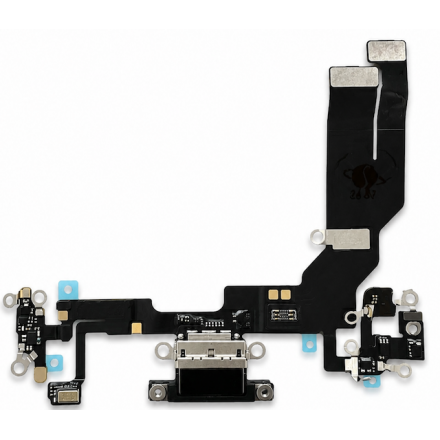 Placa de Carga USB Tipo C com Microfone Inferior iPhone...