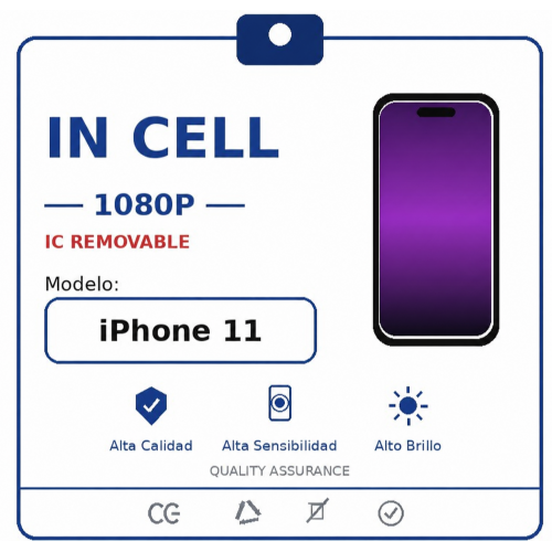 Ecrã Completo Incell 1080p e Tátil para iPhone...