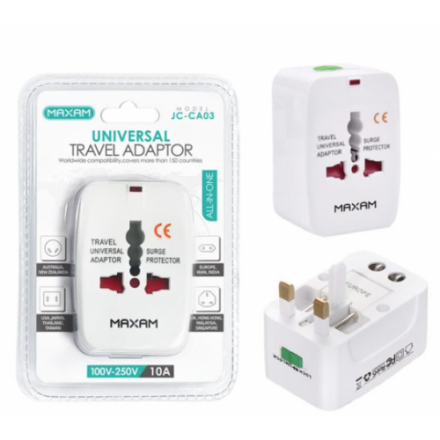 N30.1 Adaptador de Ficha Universal de Viagem Euro / US /...
