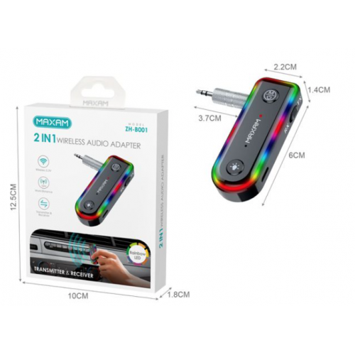 Mãos-Livres Bluetooth de Carro 2 em 1 MAXAM...