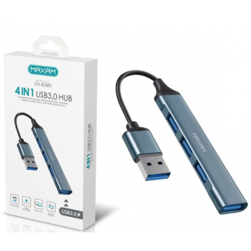 Docking Station USB 3.0 4 em 1 MAXAM ZH-8380 -...