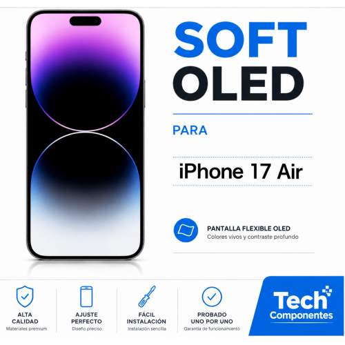 Ecrã OLED Flexível (Soft) com IC Transferível...