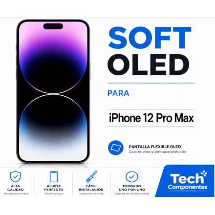 Ecrã Hard OLED IC Transferible para iPhone 12 Pro Max 6,7...
