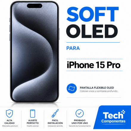Ecrã OLED Flexível Soft com IC Transferível para iPhone...