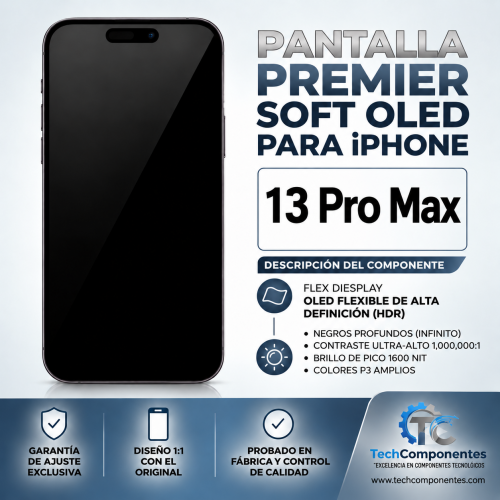Pantalla OLED Flexible (Soft) con IC...