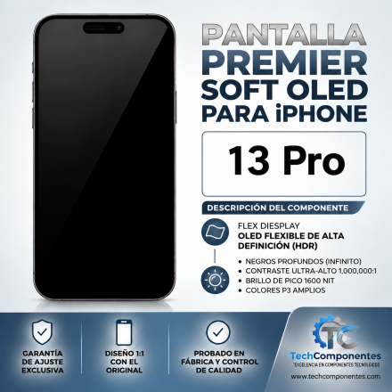 Ecrã OLED Flexível (Soft) com IC Transferível para iPhone...