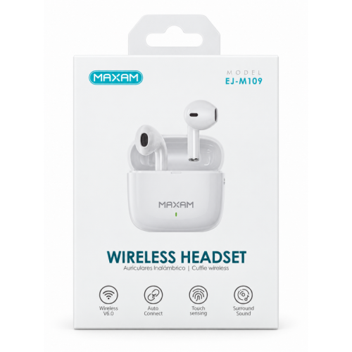 [N213] Auriculares Sem Fios TWS Bluetooth V6.0...