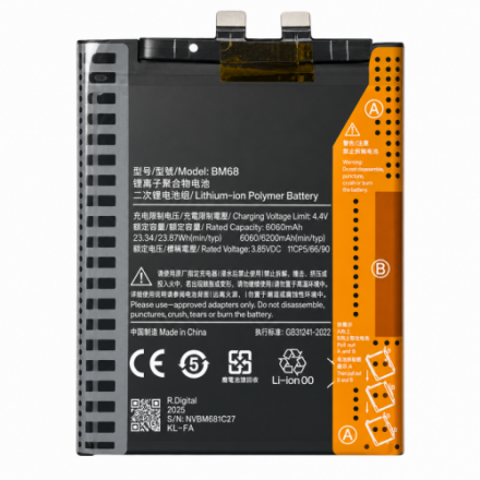 [B176] Bateria Interna de Lítio BP56 / BM68 5.110 mAh...