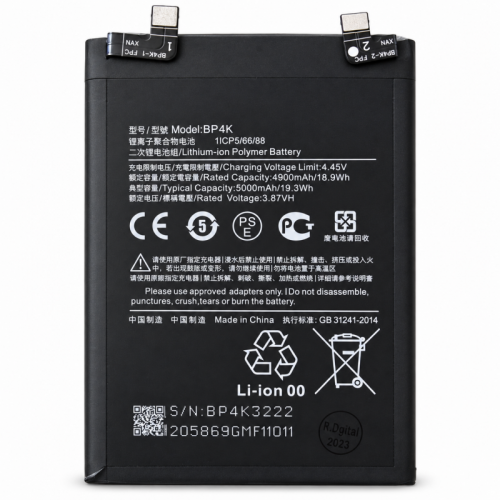 [B408] Bateria Interna de Lítio BP4K 5.000 mAh...