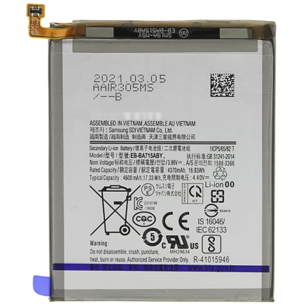 B270 Bateria para Samsung Galaxy S20 FE / A52 / A52 5G /...
