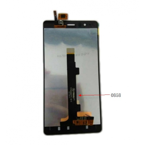 N2 Pantalla Completa Compatible Para BQ AQUARIS / 0858 ( NEGRO )