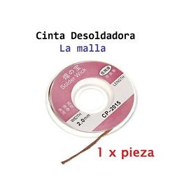 N11 Rollo Malla / Tira Cinta Desoldar / Retirar / Quitar Estaño CP-2015-10