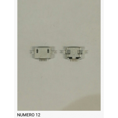 Num12 Conector carga USB universal