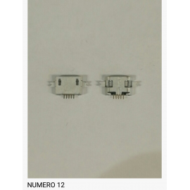 Num12 Conector carga USB universal