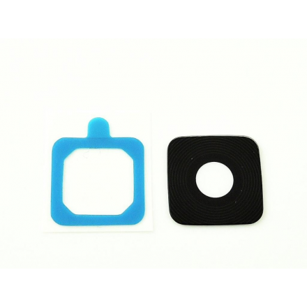 Lente de cámara negra con adhesivo para Samsung Galaxy Note Edge, N915F