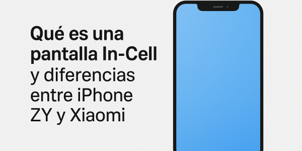 Qué es una pantalla In-Cell y diferencias entre iPhone ZY y Xiaomi
